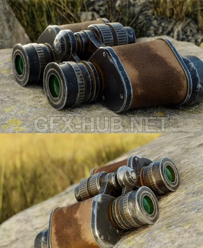 PBR Game 3D Model – Binoculars