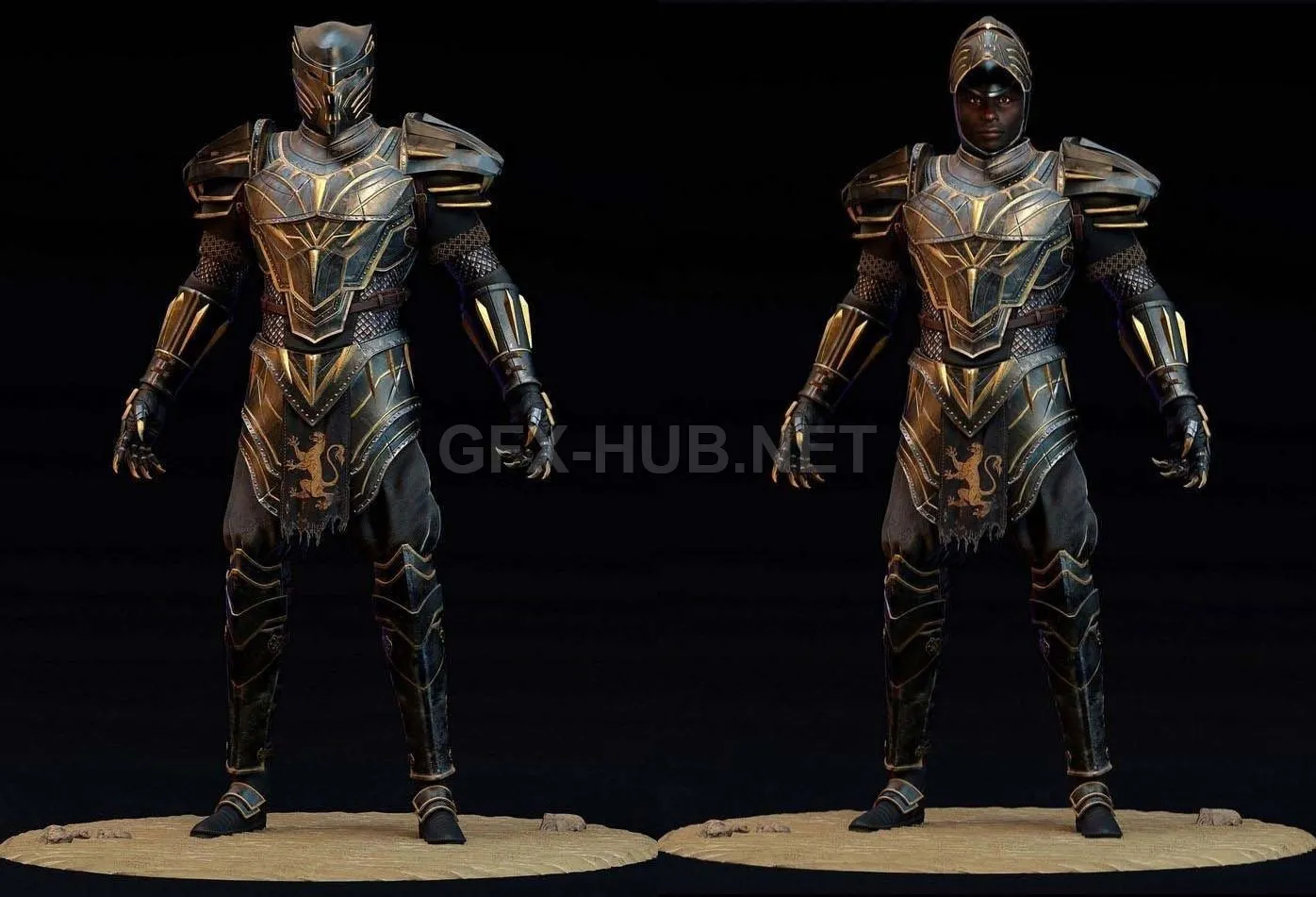 PBR Game 3D Model – Black Panther – The Wakandan Knight