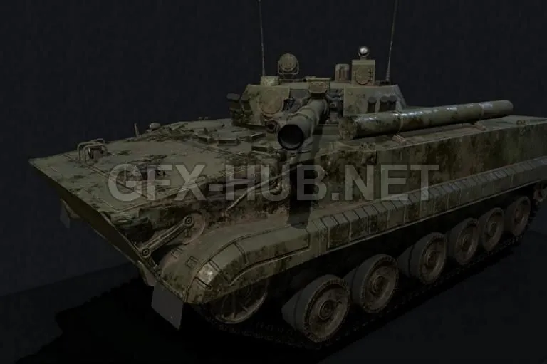 PBR Game 3D Model – BMP-3 PBR