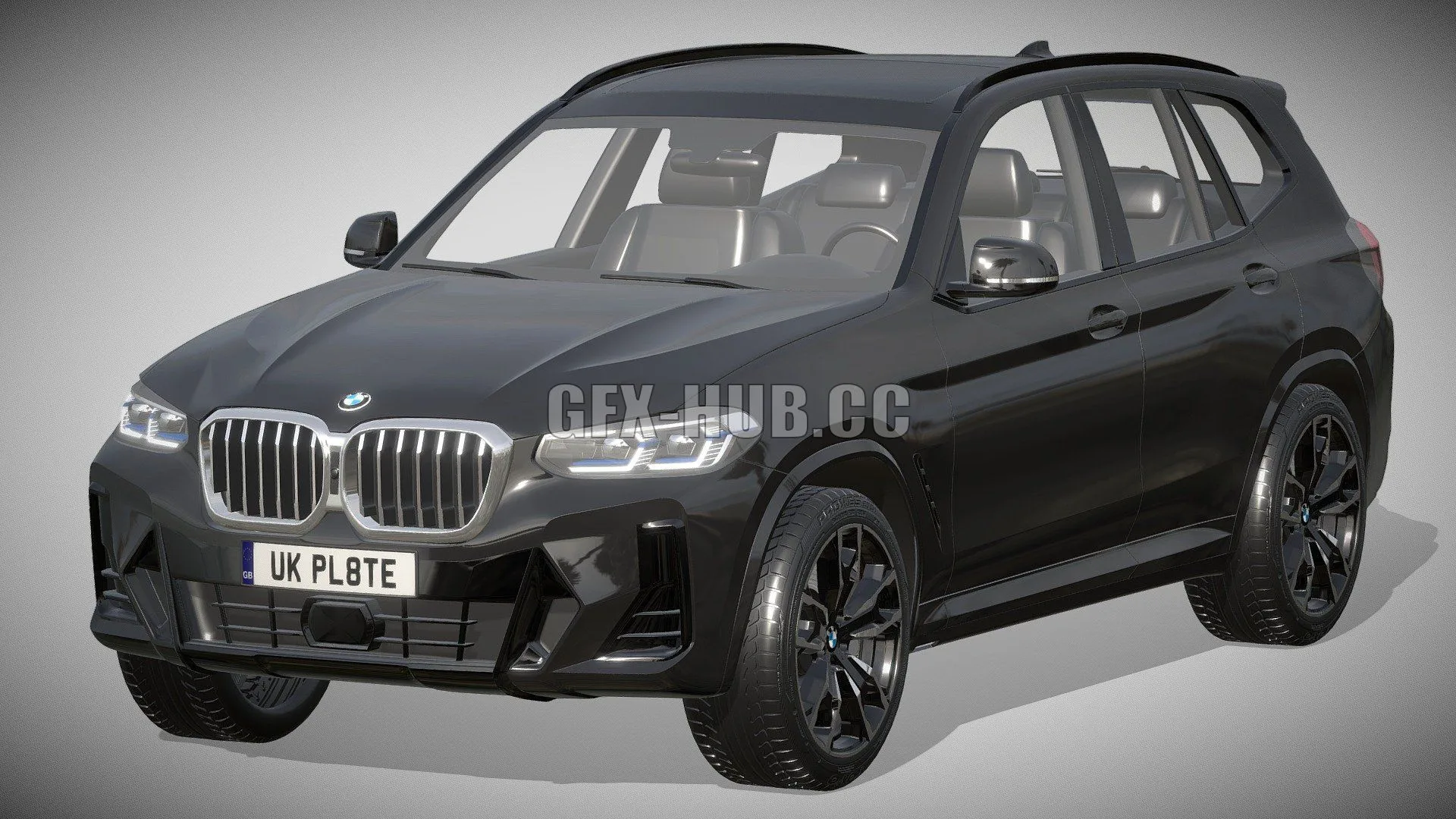 PBR Game 3D Model – BMW X3 2022