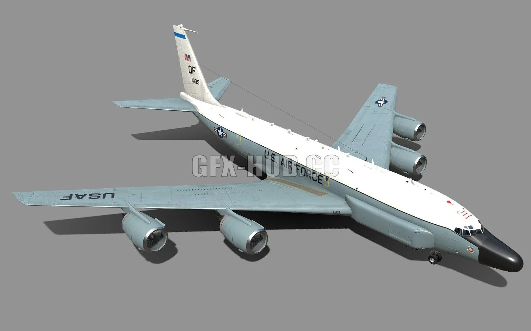 PBR Game 3D Model – Boeing RC-135