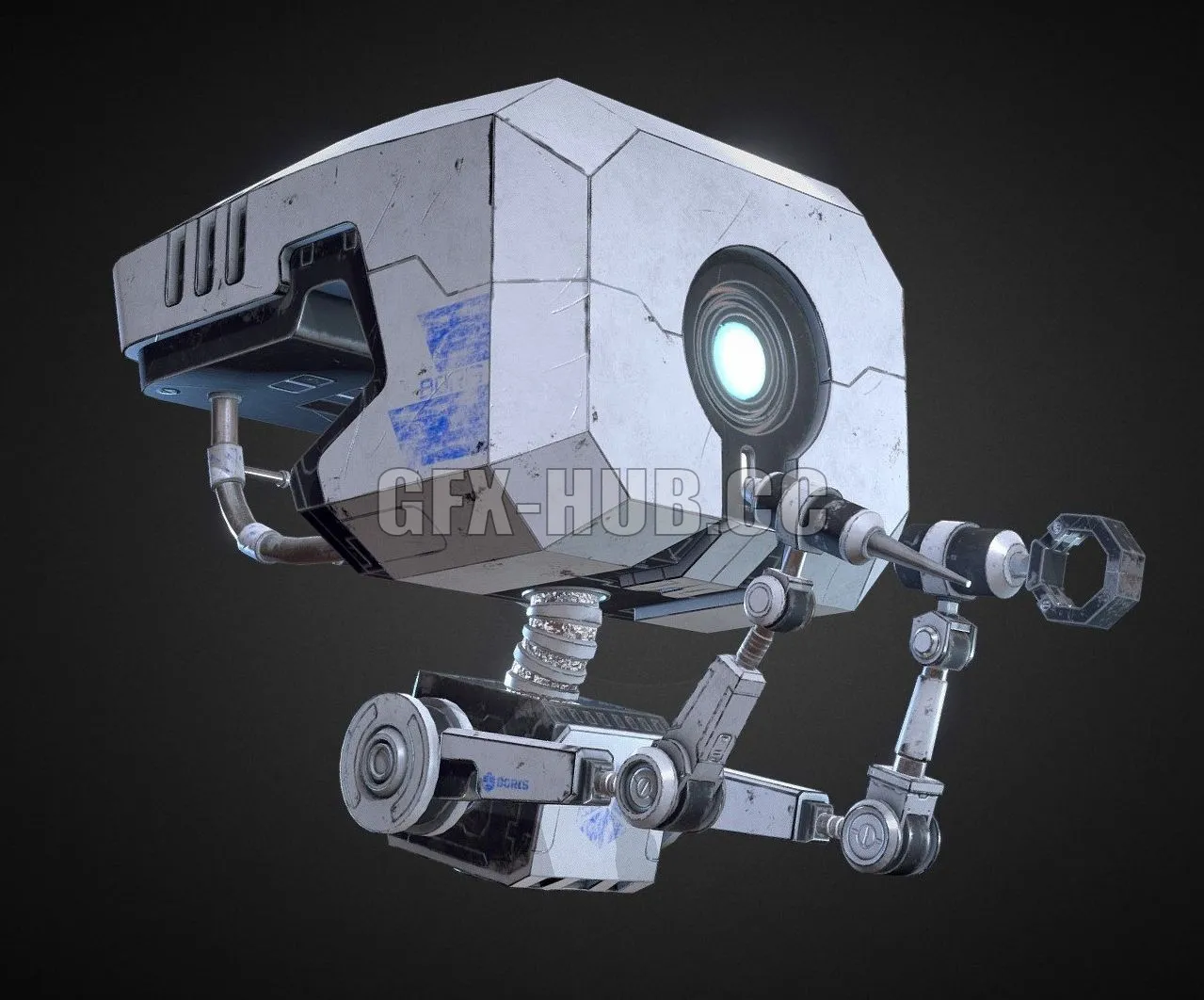 PBR Game 3D Model – Bot