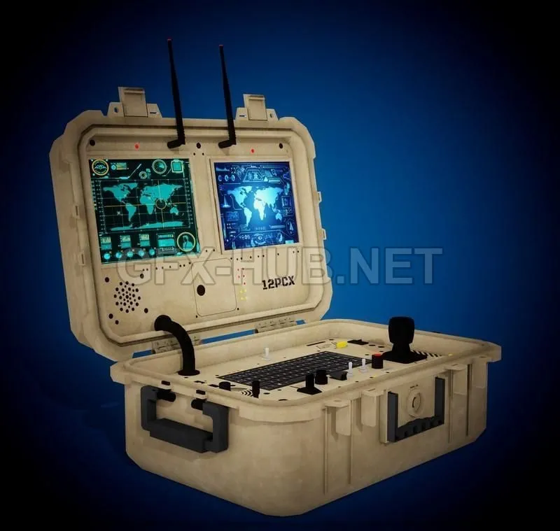 PBR Game 3D Model – C-0620J TRANSMITTER PBR