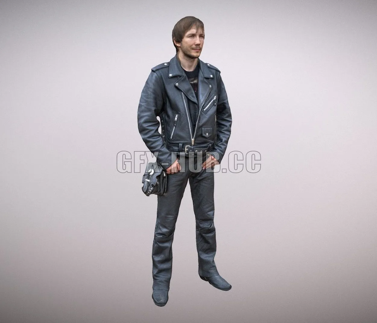 PBR Game 3D Model – 3d scanned man