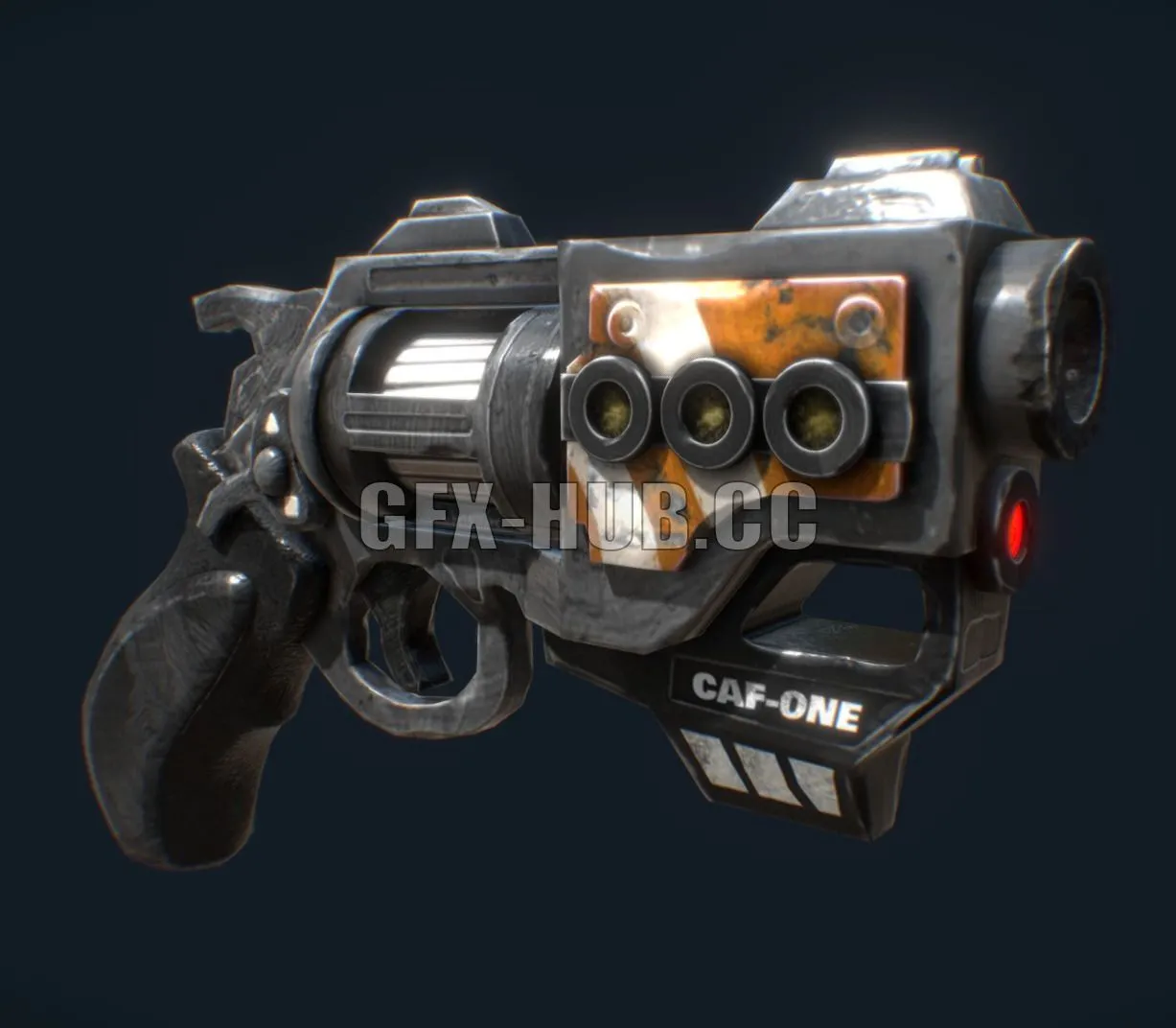 PBR Game 3D Model – CAF-ONE gun