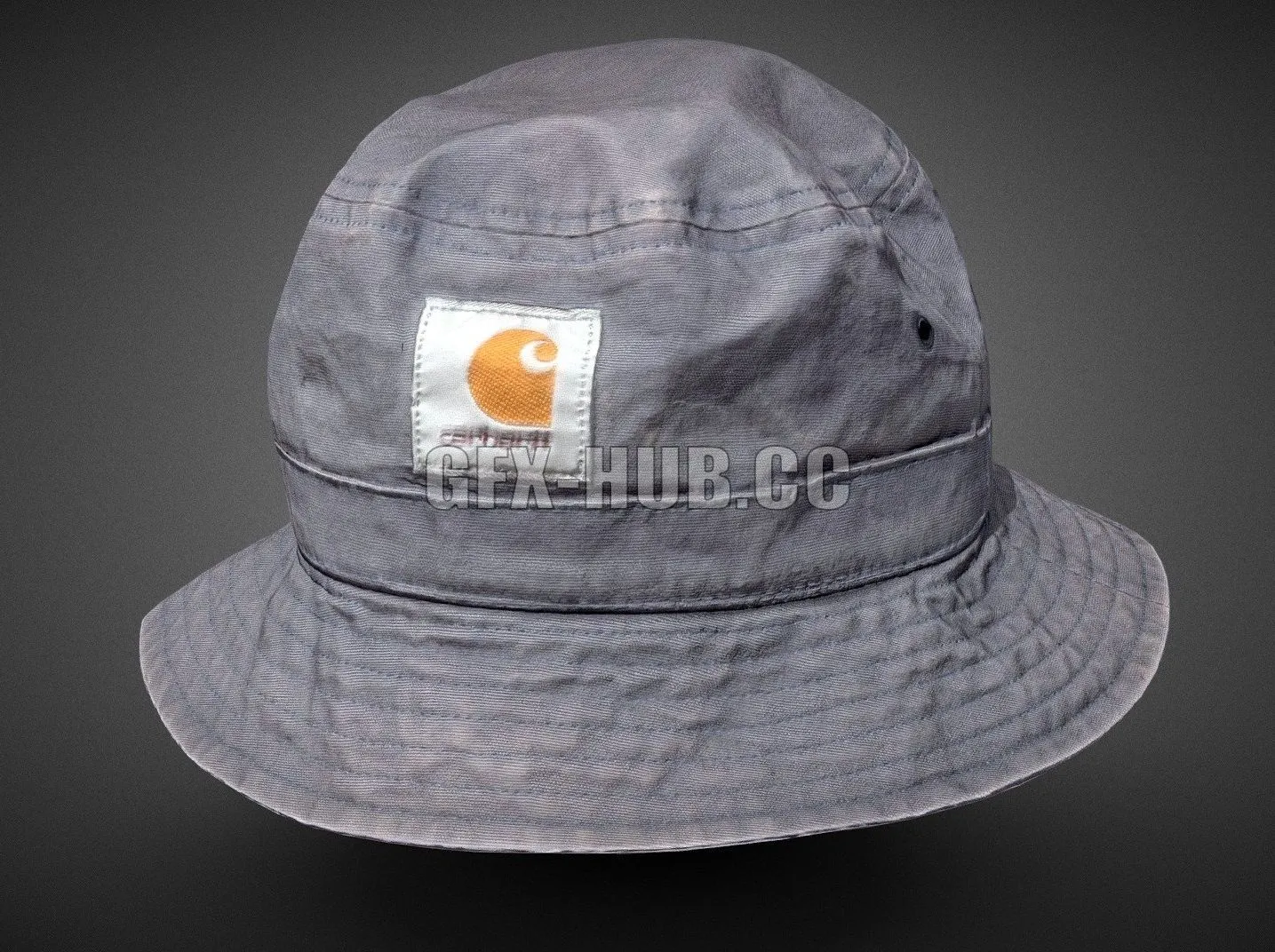 PBR Game 3D Model – Carhartt Bucket Hat