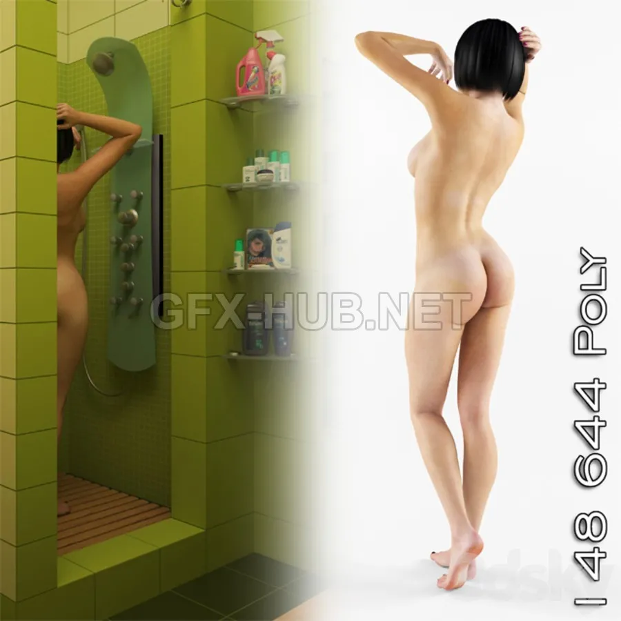 FURNITURE 3D MODELS – Alice goes in the shower