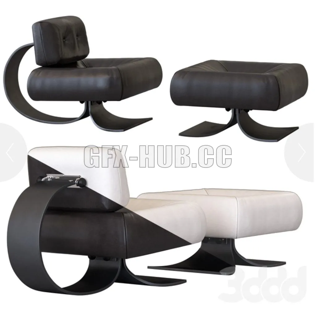 FURNITURE 3D MODELS – Alta Lounge Chair