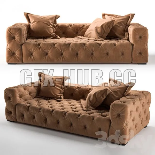 FURNITURE 3D MODELS – Andrea sofa and armchair
