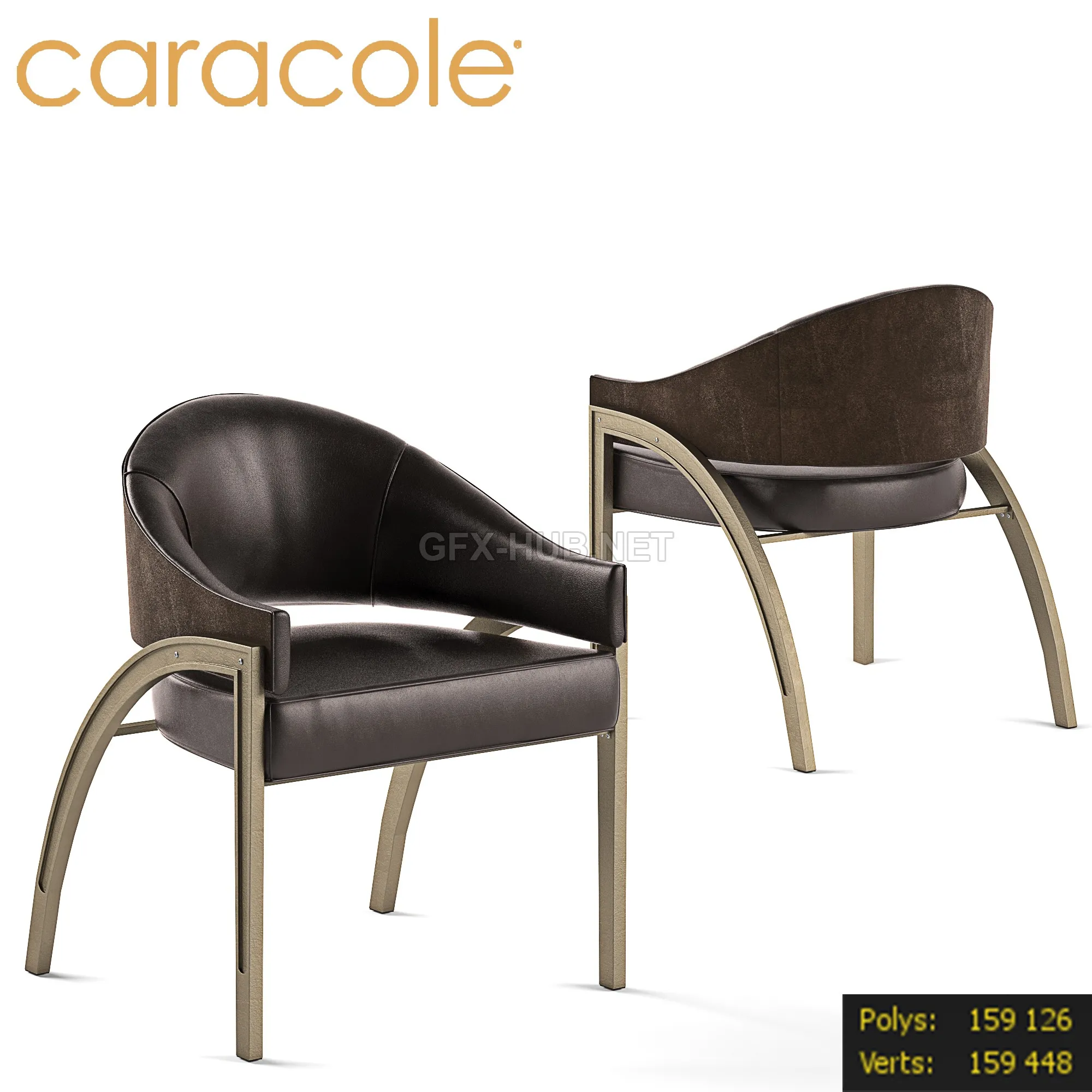 FURNITURE 3D MODELS – Architects Chair by Caracole