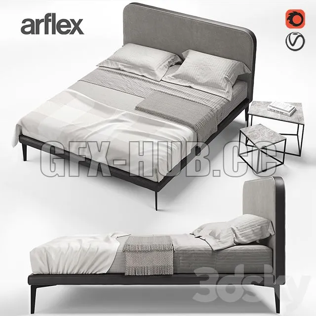 FURNITURE 3D MODELS – ARFLEX SUITE bed