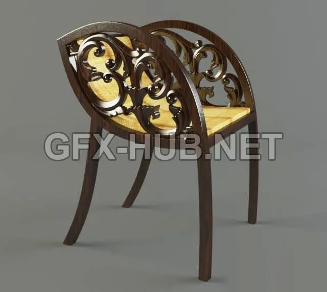 FURNITURE 3D MODELS – Arjuna Chair