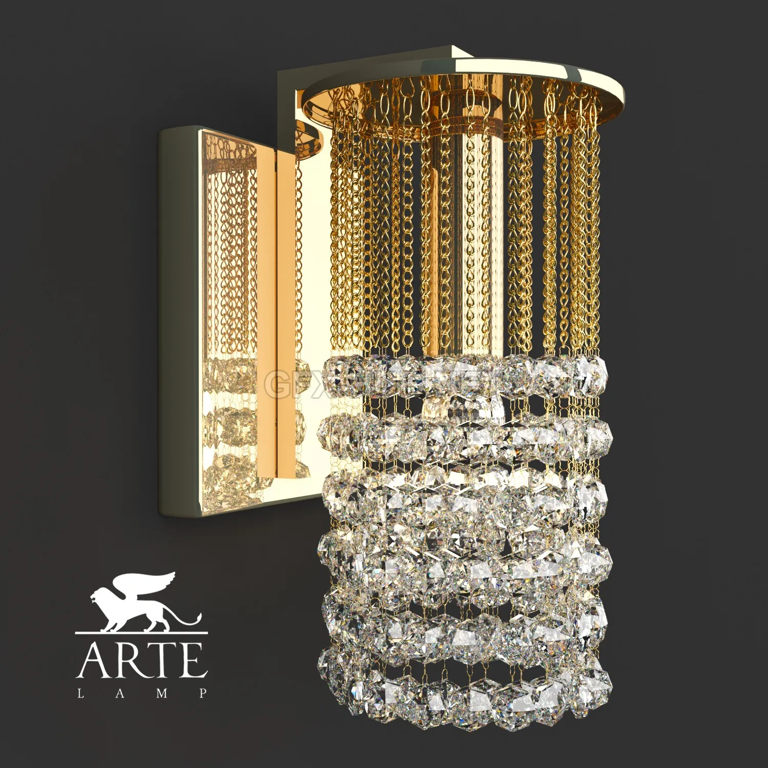 FURNITURE 3D MODELS – Arte Lamp A3028AP-1GO Е14
