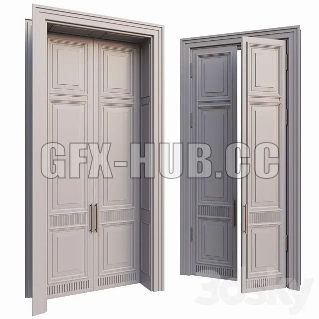 FURNITURE 3D MODELS – AVE Classic Gray Doors