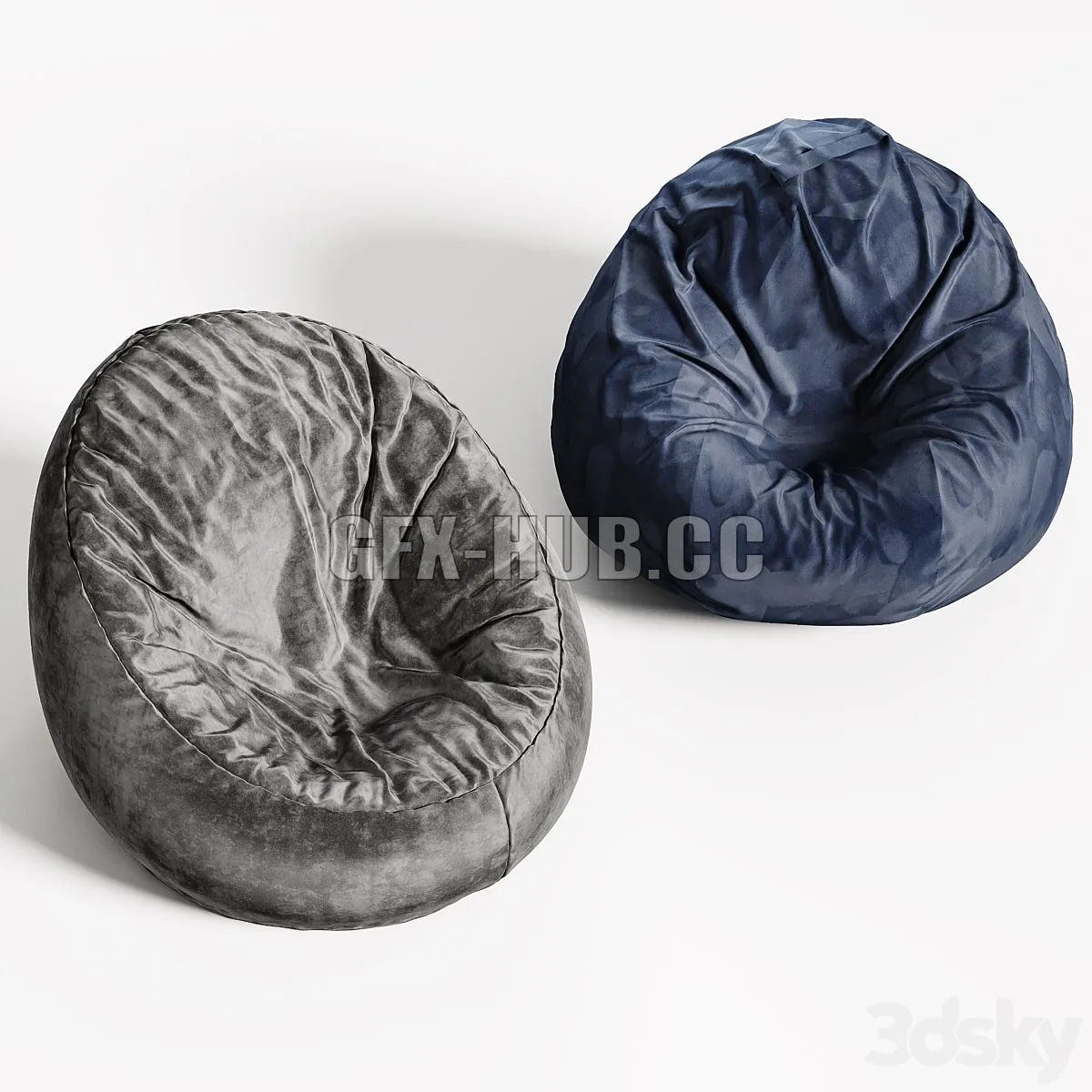 FURNITURE 3D MODELS – Bag Chair