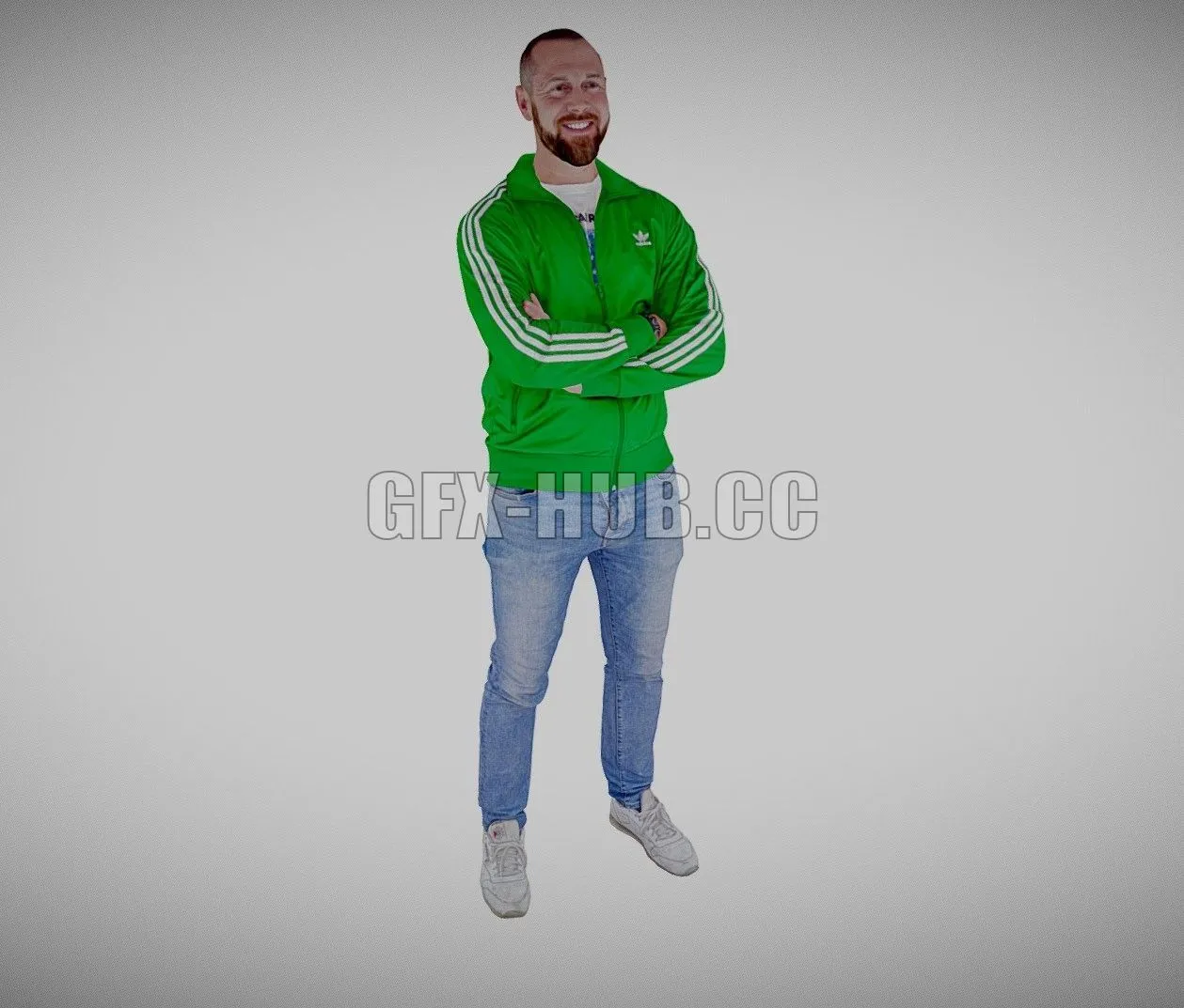 PBR Game 3D Model – Casual sport guy