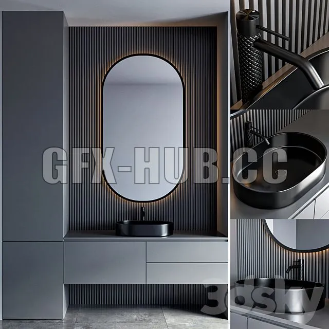 FURNITURE 3D MODELS – Bathroom Furniture 54