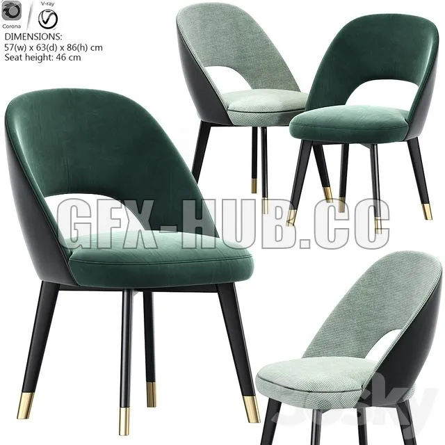 FURNITURE 3D MODELS – Baxter Colette Chair Dining Chair