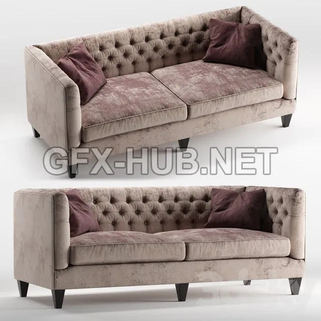 FURNITURE 3D MODELS – Beckett sofa by Bernhardt furniture