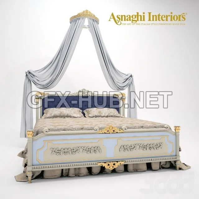 FURNITURE 3D MODELS – Bedroom set Asnaghi Interiors