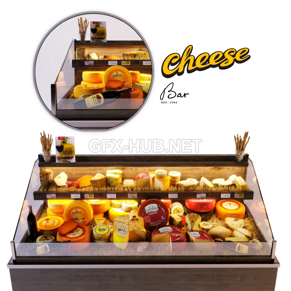 FURNITURE 3D MODELS – Behance – Cheese