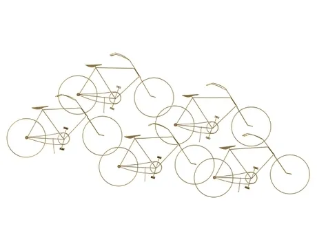 FURNITURE 3D MODELS – Bicycles Wall Sculpture