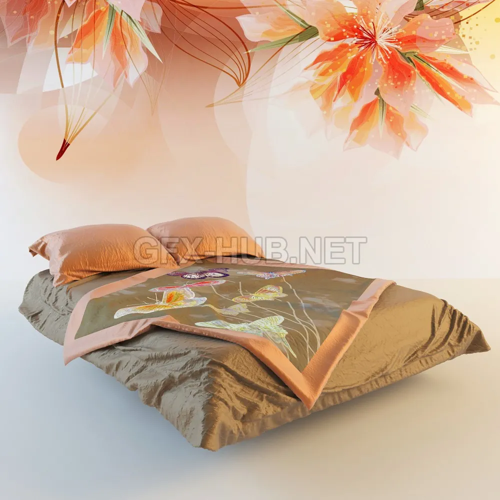 FURNITURE 3D MODELS – Blankets & pillows