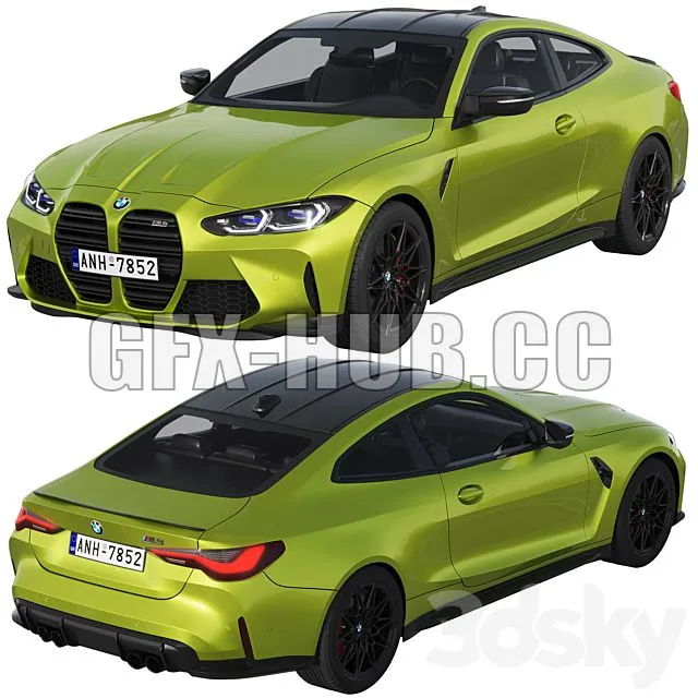 FURNITURE 3D MODELS – BMW M4 Competition 2021