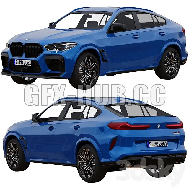 FURNITURE 3D MODELS – BMW X6 M Competition