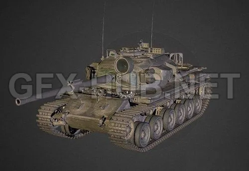 PBR Game 3D Model – Centurion Mk. 5-1 RAAC