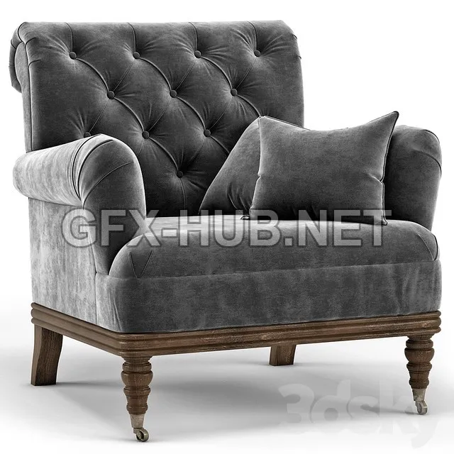 FURNITURE 3D MODELS – Bogart Accent Chair