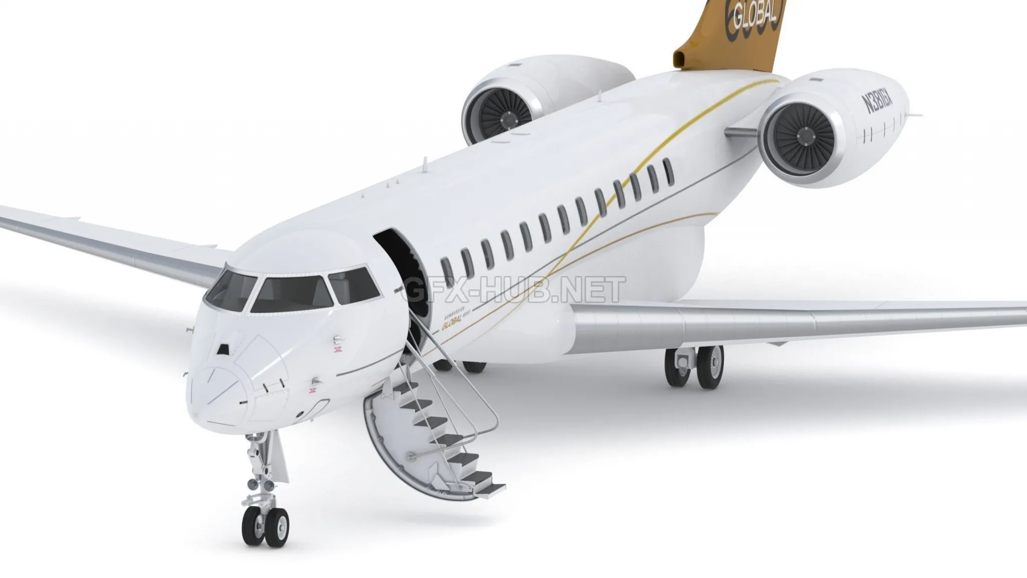 FURNITURE 3D MODELS – Bombardier Global 6000