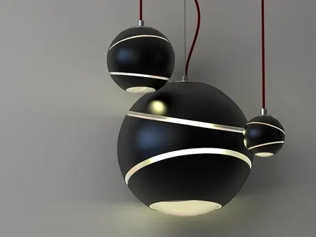 FURNITURE 3D MODELS – Bond pendant lamps