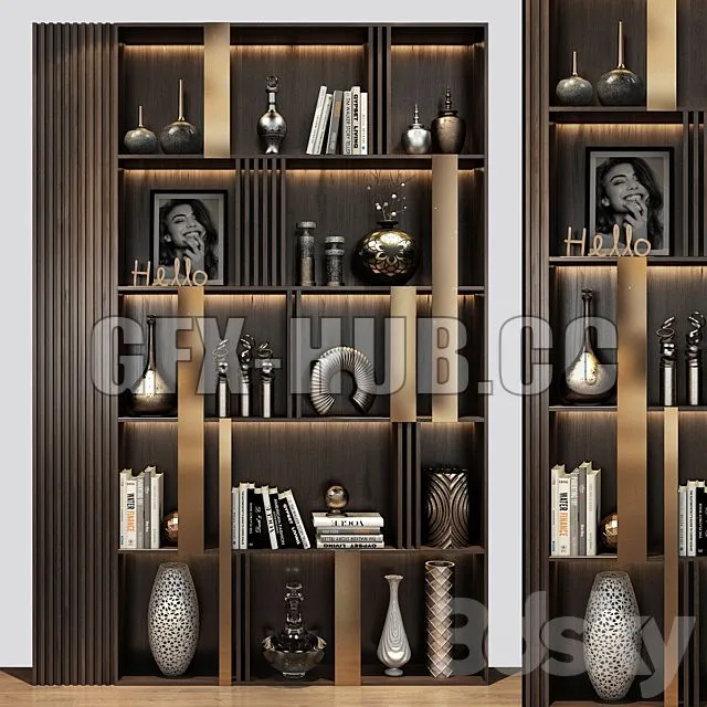 FURNITURE 3D MODELS – Cabinet Furniture 0401