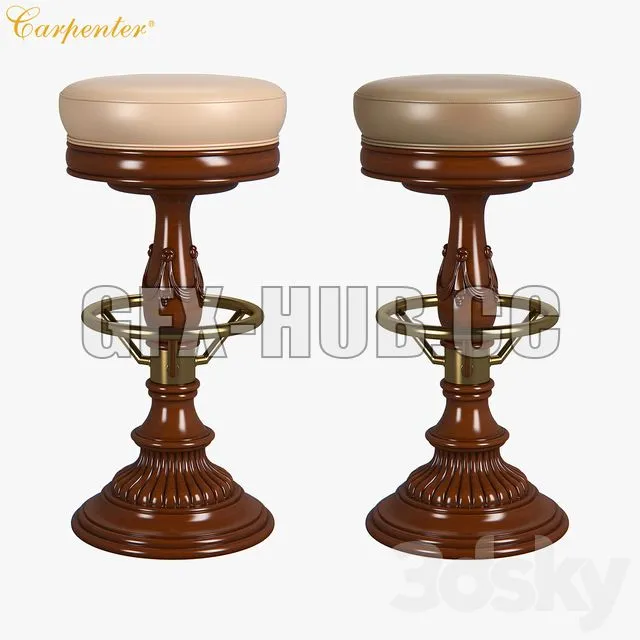 FURNITURE 3D MODELS – Carpenter Bar stool