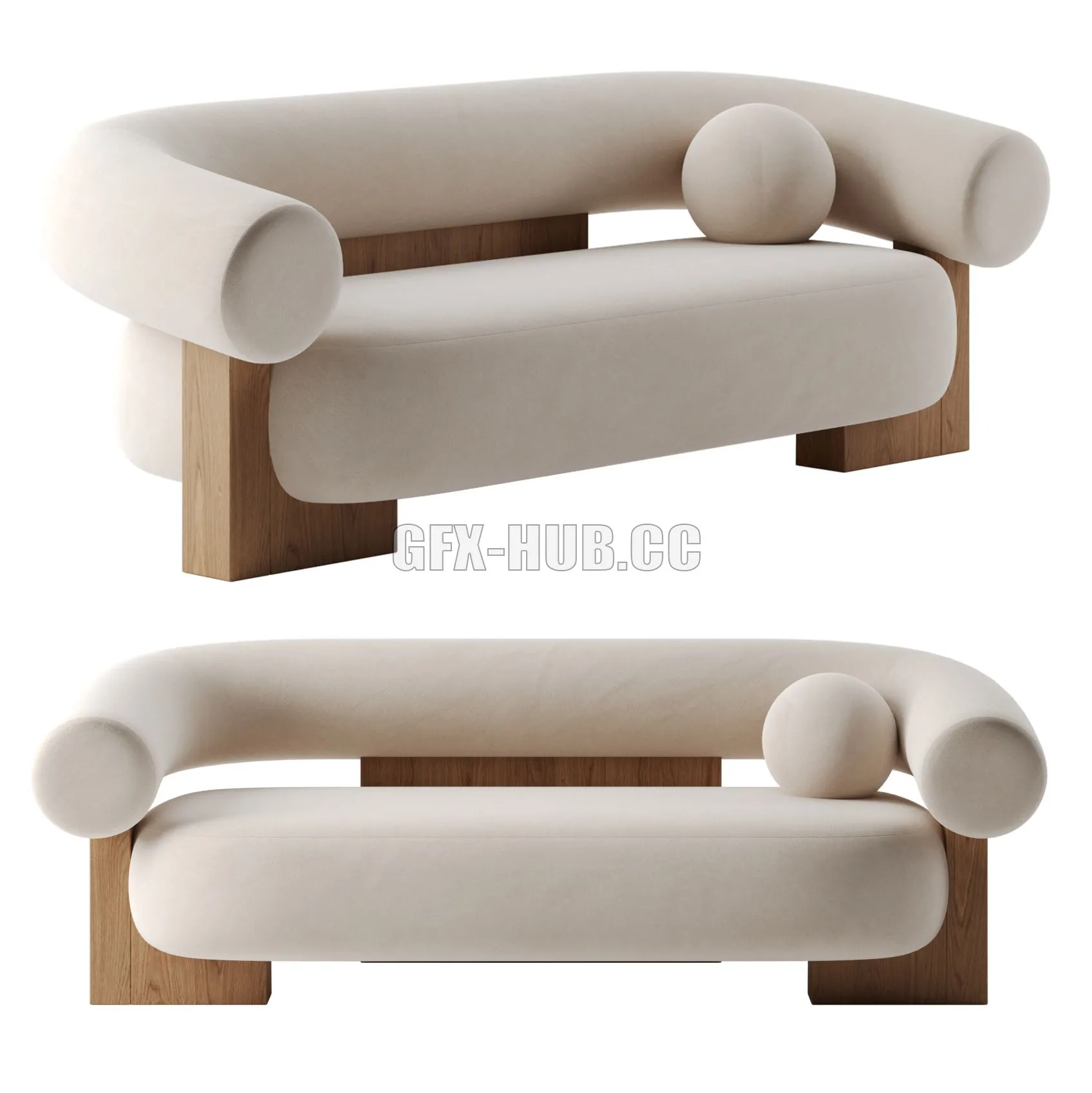 FURNITURE 3D MODELS – Cassete Sofa by Collector
