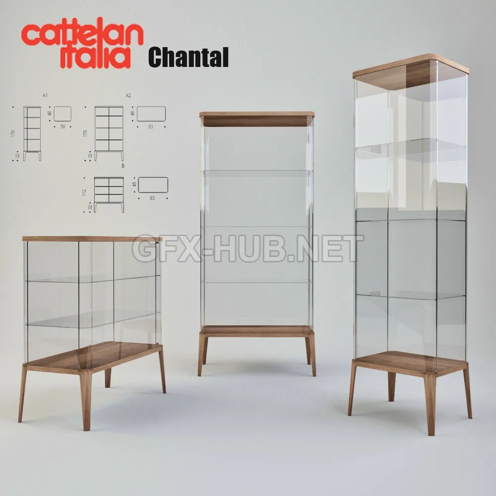 FURNITURE 3D MODELS – Cattelan Italia Chantal