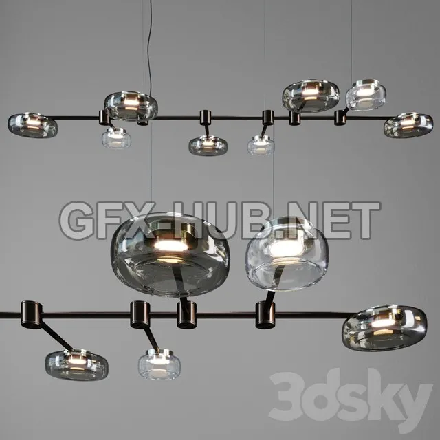FURNITURE 3D MODELS – Cattelan italia Circuit ceiling light
