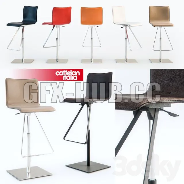 FURNITURE 3D MODELS – Cattelan Italia Toto stool