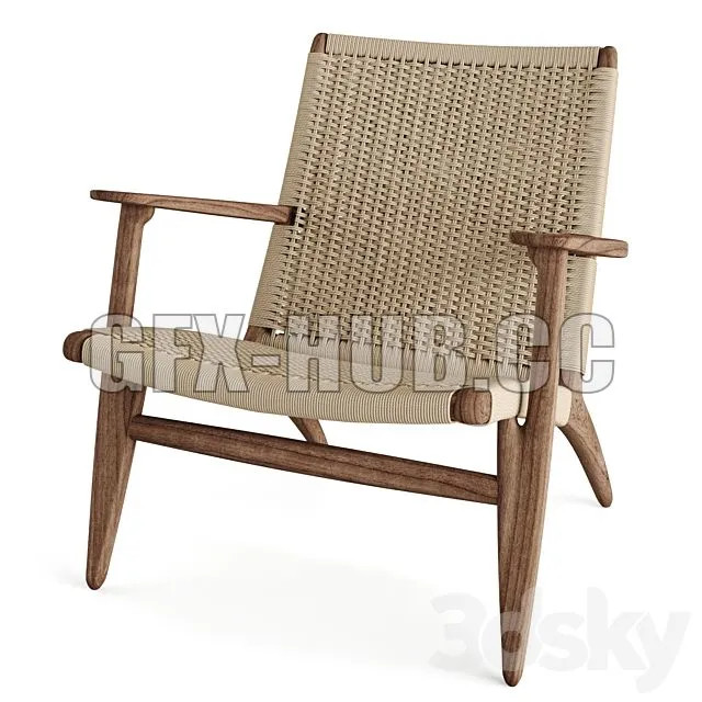 FURNITURE 3D MODELS – CH25 Lounge Chair Carl Hansen