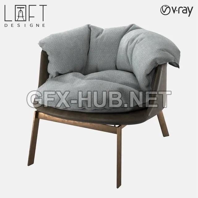 FURNITURE 3D MODELS – Chair LoftDesigne 2112 model