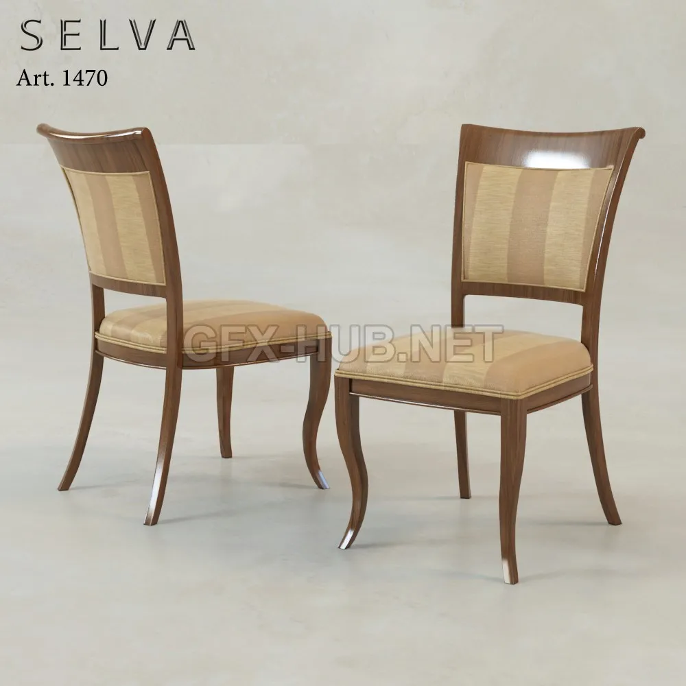 FURNITURE 3D MODELS – Chair SELVA 1470