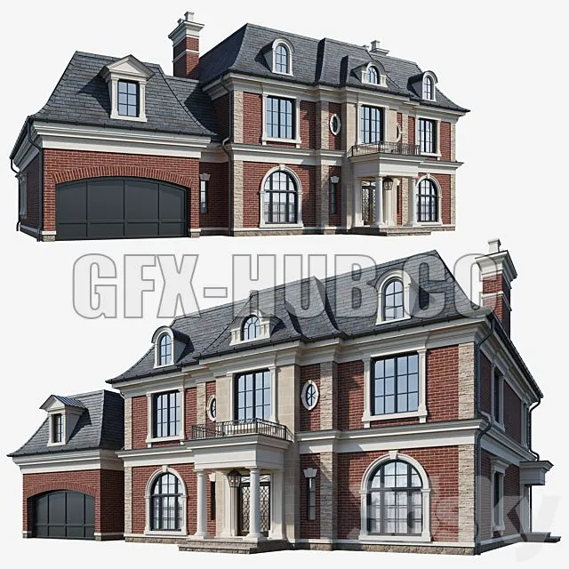 FURNITURE 3D MODELS – Classic House 2