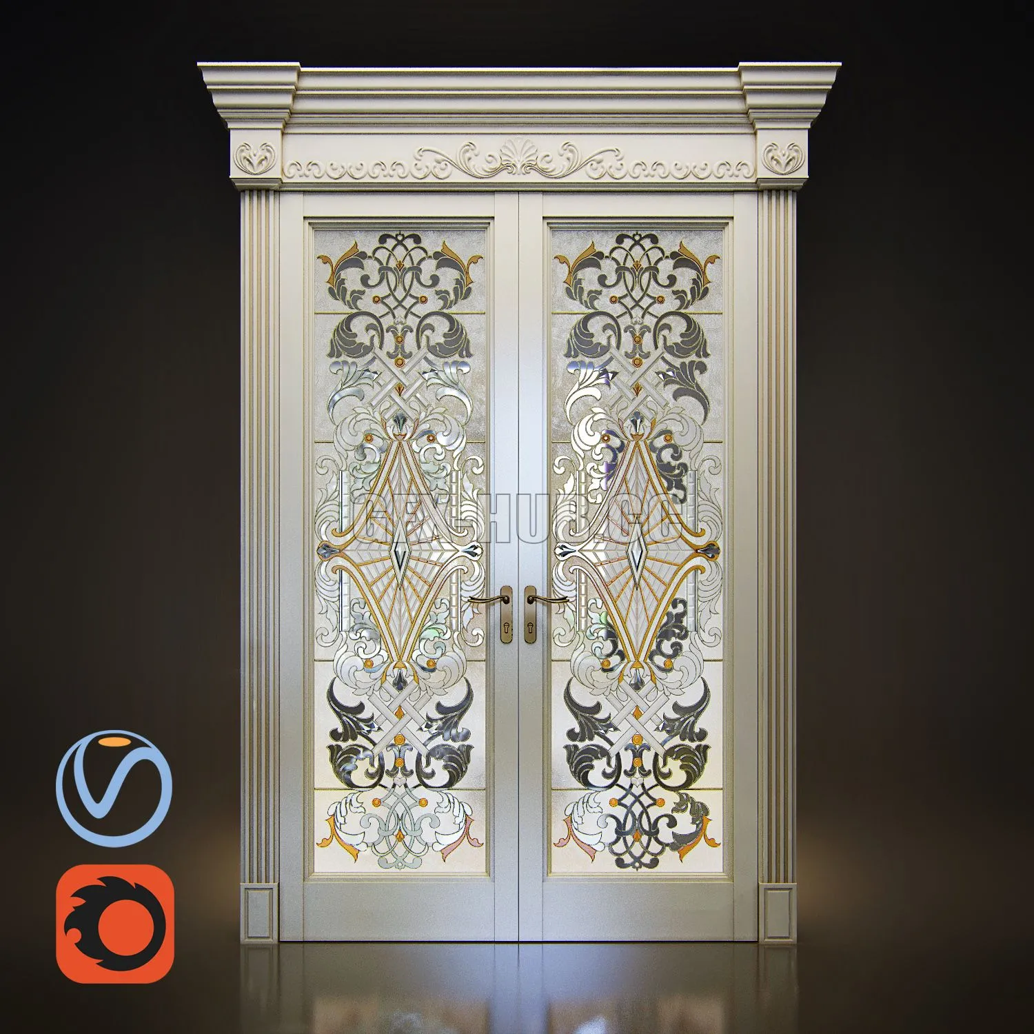 FURNITURE 3D MODELS – Classical door