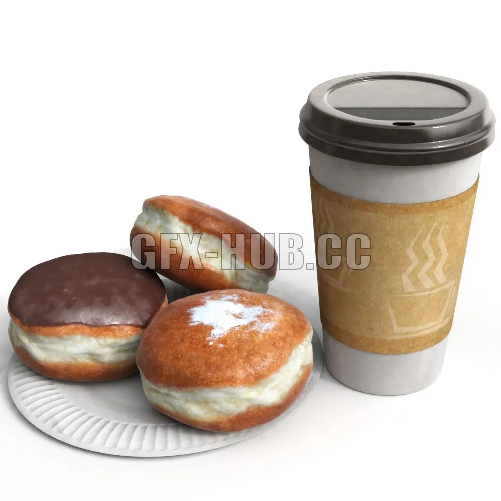 FURNITURE 3D MODELS – Coffee and buns