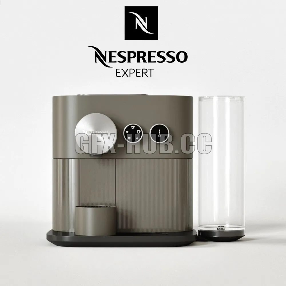 FURNITURE 3D MODELS – Coffee machine Nespresso Expert