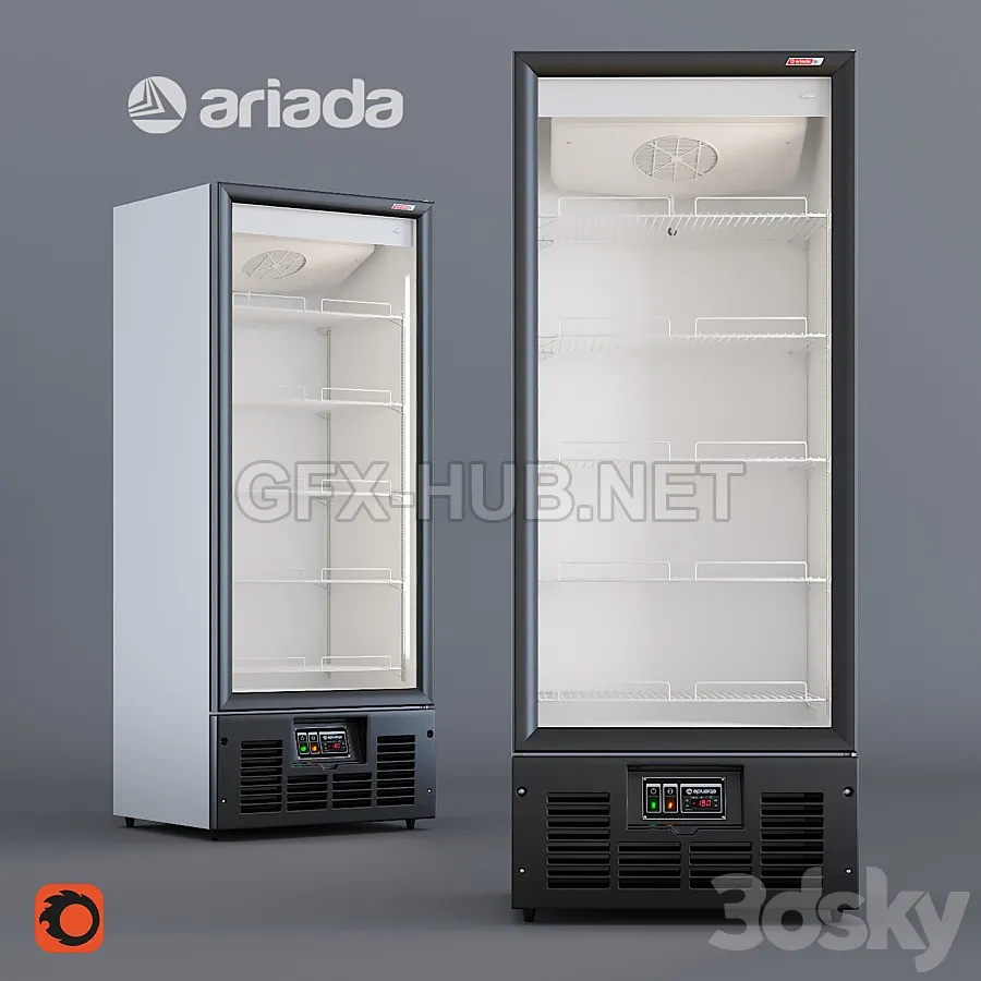 FURNITURE 3D MODELS – Cooling cabinet Ariad R700 VS