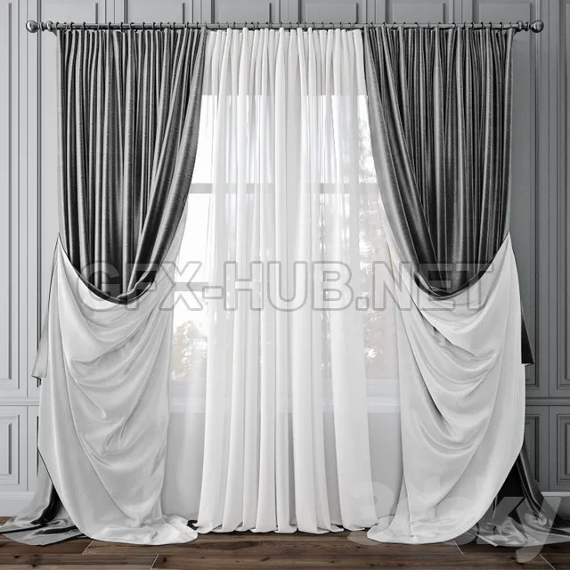 FURNITURE 3D MODELS – Curtain 46