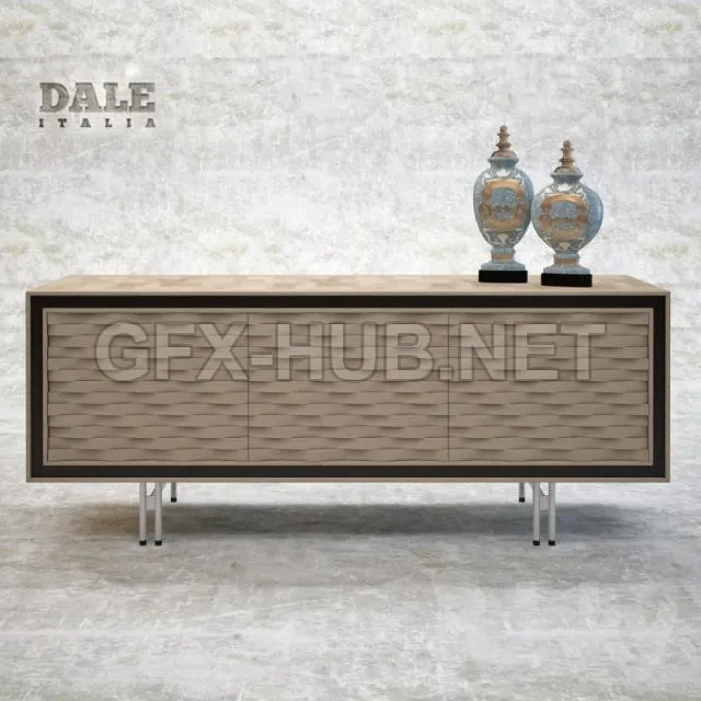 FURNITURE 3D MODELS – Dale Italia A-612 chest of drawers