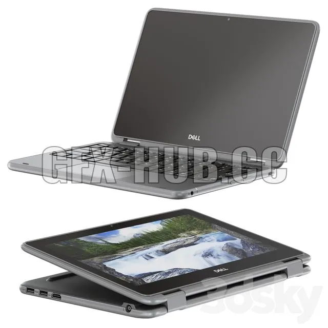 FURNITURE 3D MODELS – Dell Latitude 3190 Laptop